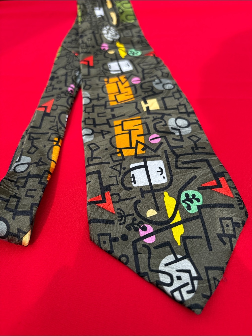 Gallery Collection vintage Paul Klee silk tie!!